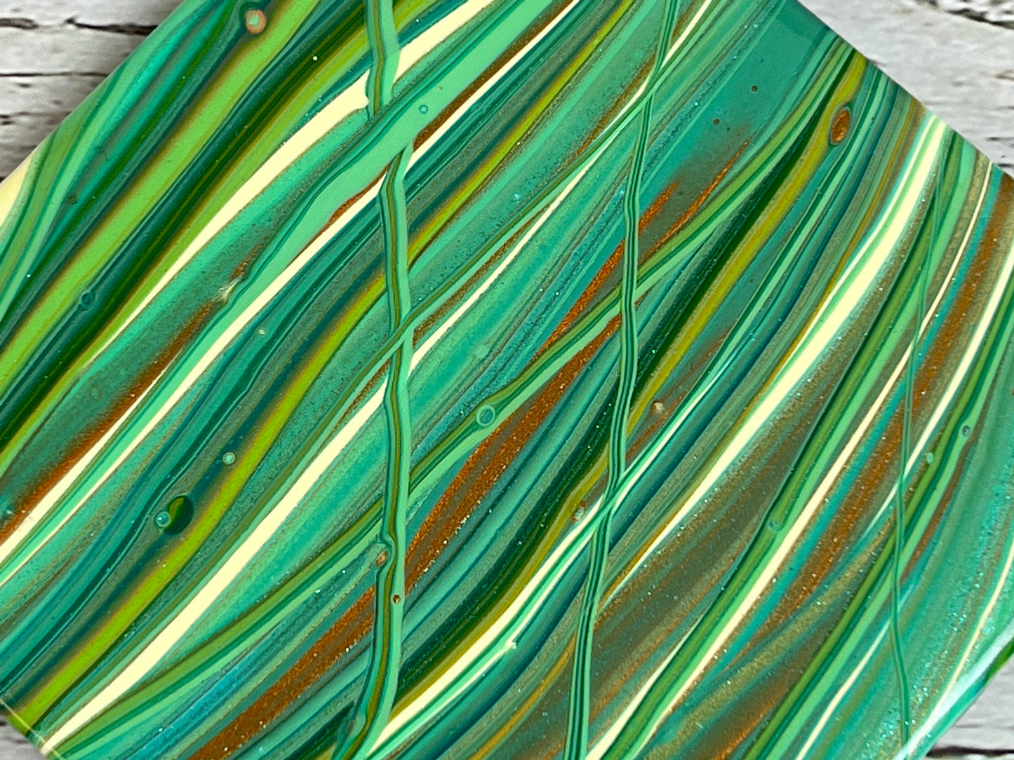 Acrylic Pour Coasters | Set of 3